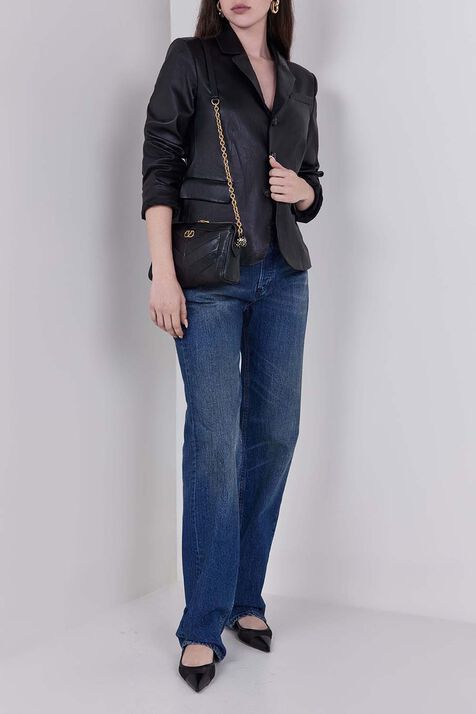 מכנסי ג'ינס בגזרה ישרה